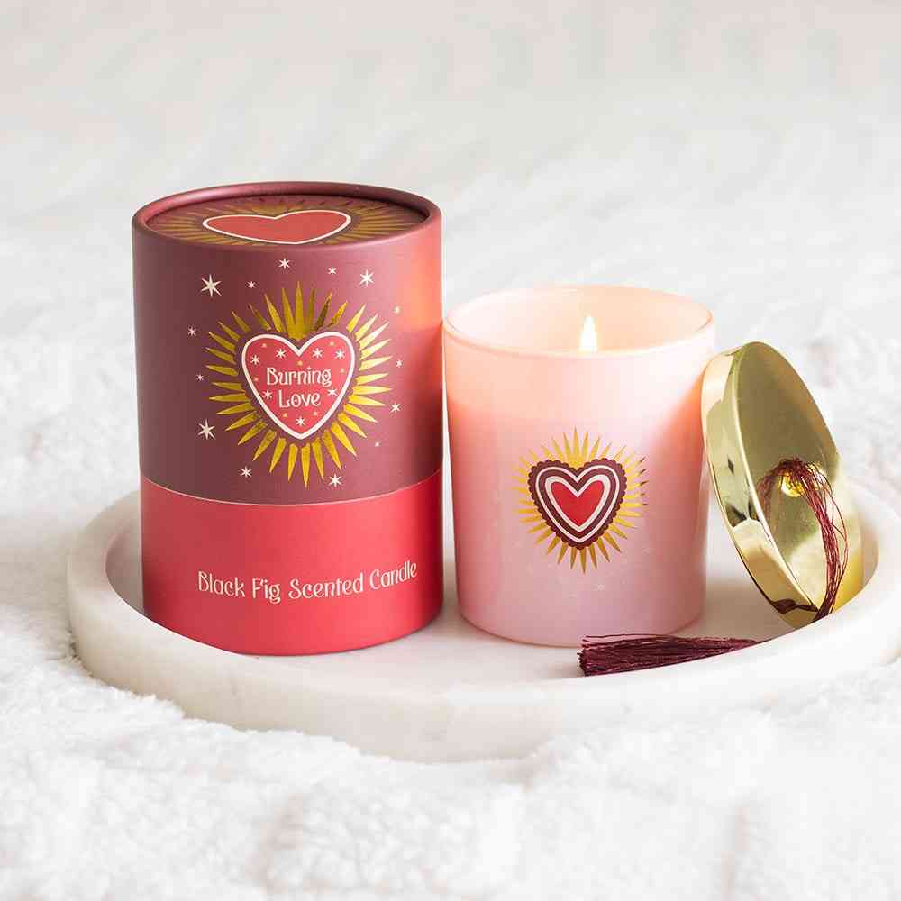 Something Different - Burning Love Black Fig Scented Candle - Multicolours
